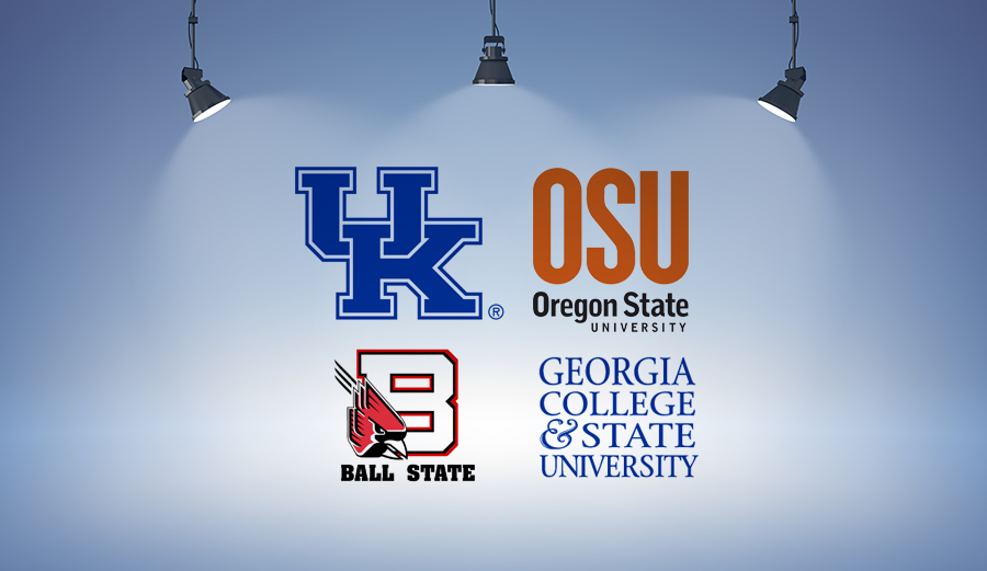 Kentucky-Oregon State-Ball State-Georgia College Kentucky-Oregon State-Ball State-Georgia College